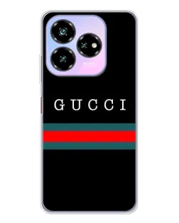 Чехол для ZTE Nubia V60 Design с картинкой «Gucci — красный пояс»