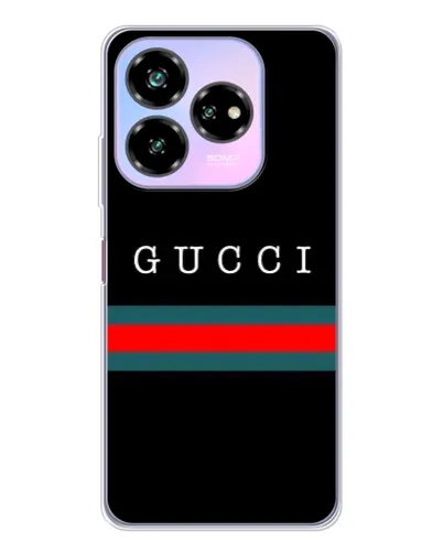 Чехол для ZTE Nubia V60 Design с картинкой «Gucci — красный пояс»