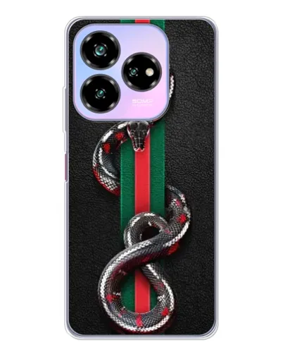 Чехол для ZTE Nubia V60 Design с картинкой «Gucci — змея на полосе» Чехол для ZTE Nubia V60 Design с картинкой «Gucci — змея на полосе»