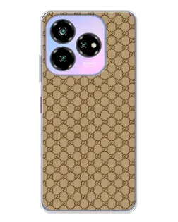 Чехол для ZTE Nubia V60 Design с картинкой «Gucci — классический беж»