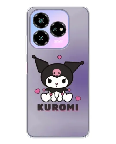 Чехол для ZTE Nubia V60 Design с картинкой «Kuromi — фиолетовый арт»