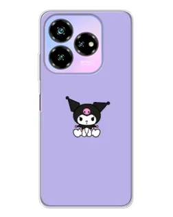Чехол для ZTE Nubia V60 Design с картинкой «Kuromi — фиолетовый минимализм» Чехол для ZTE Nubia V60 Design с картинкой «Kuromi — фиолетовый минимализм»
