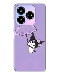 Чехол для ZTE Nubia V60 Design с картинкой «Kuromi с зонтиком» Чехол для ZTE Nubia V60 Design с картинкой «Kuromi с зонтиком»