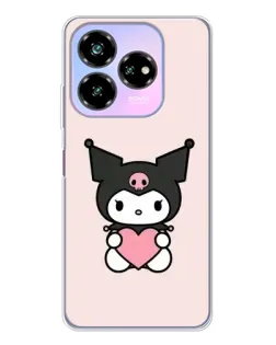 Чехол для ZTE Nubia V60 Design с картинкой «Kuromi и сердце» Чехол для ZTE Nubia V60 Design с картинкой «Kuromi и сердце»