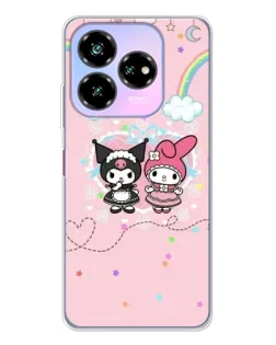 Чехол для ZTE Nubia V60 Design с картинкой «My Melody и Kuromi» Чехол для ZTE Nubia V60 Design с картинкой «My Melody и Kuromi»