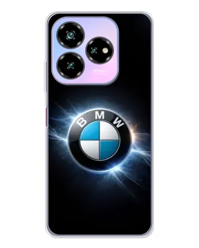 Чехол для ZTE Nubia V60 Design с картинкой «BMW — неоновое сияние»