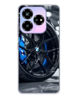 Чехол для ZTE Nubia V60 Design с картинкой «Колесо BMW вблизи»