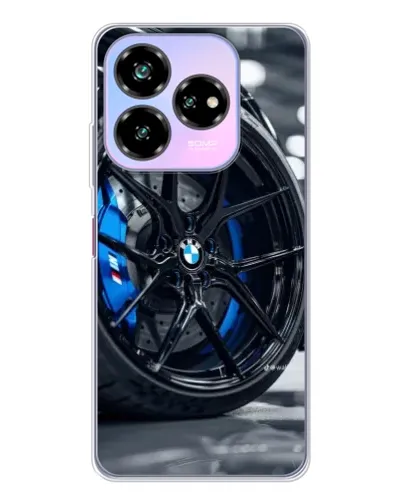 Чехол для ZTE Nubia V60 Design с картинкой «Колесо BMW вблизи»
