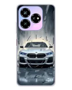 Чехол для ZTE Nubia V60 Design с картинкой «BMW в свете фар»