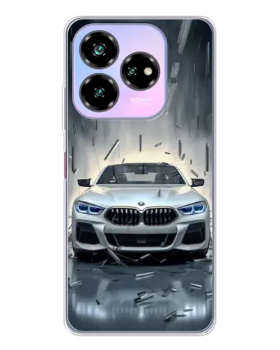Чехол для ZTE Nubia V60 Design с картинкой «BMW в свете фар»