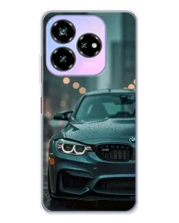 Чехол для ZTE Nubia V60 Design с картинкой «BMW в огнях города»