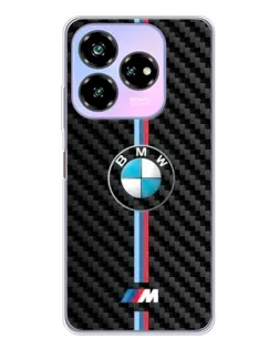 Чехол для ZTE Nubia V60 Design с картинкой «Эмблема BMW и карбон»