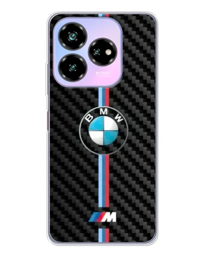Чехол для ZTE Nubia V60 Design с картинкой «Эмблема BMW и карбон»