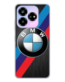 Чехол для ZTE Nubia V60 Design с картинкой «BMW M-stripes стиль»