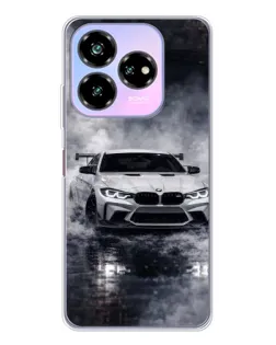 Чехол для ZTE Nubia V60 Design с картинкой «BMW сквозь туман»