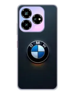 Чехол для ZTE Nubia V60 Design с картинкой «Логотип BMW — минимализм»