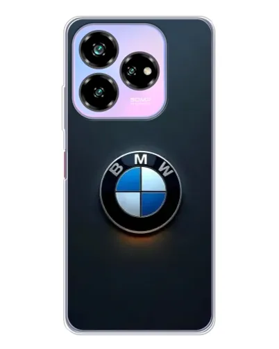 Чехол для ZTE Nubia V60 Design с картинкой «Логотип BMW — минимализм»