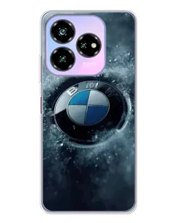 Чехол для ZTE Nubia V60 Design с картинкой «Логотип BMW — лед»