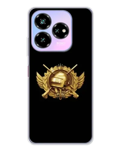 Чохол для ZTE Nubia V60 Design з картинкою «PUBG — помаранчевий градієнт»
