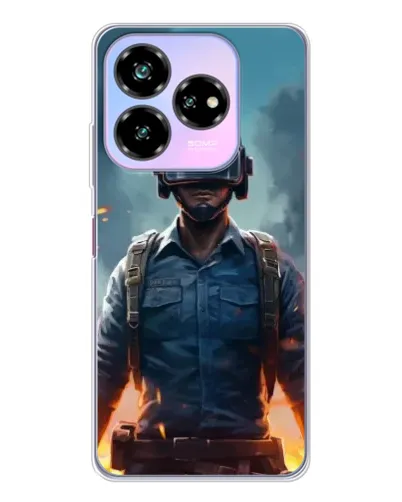 Чохол для ZTE Nubia V60 Design з картинкою «PUBG — реалістичний герой»