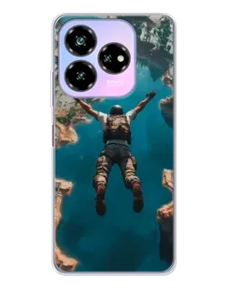 Чохол для ZTE Nubia V60 Design з картинкою «PUBG — вільне падіння»
