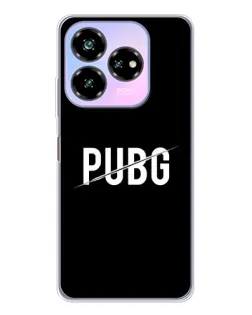 Чохол для ZTE Nubia V60 Design з картинкою «PUBG — білий логотип»