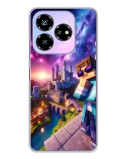 Чохол для ZTE Nubia V60 Design з картинкою «Стів та космос» Чохол для ZTE Nubia V60 Design з картинкою «Стів та космос»