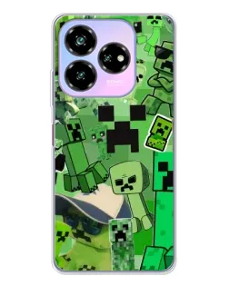 Чохол для ZTE Nubia V60 Design з картинкою «Кріпери Minecraft» Чохол для ZTE Nubia V60 Design з картинкою «Кріпери Minecraft»