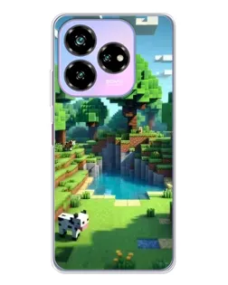 Чохол для ZTE Nubia V60 Design з картинкою «Minecraft літній день»