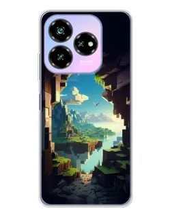 Чохол для ZTE Nubia V60 Design з картинкою «Вид з печери»