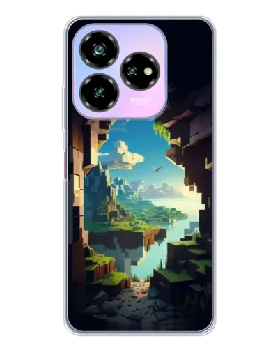 Чохол для ZTE Nubia V60 Design з картинкою «Вид з печери»