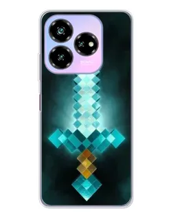 Чохол для ZTE Nubia V60 Design з картинкою «Алмазний меч неон»