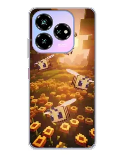 Чохол для ZTE Nubia V60 Design з картинкою «Поле соняшників»