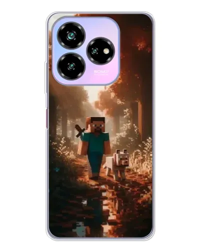 Чохол для ZTE Nubia V60 Design з картинкою «Стів у лісі»