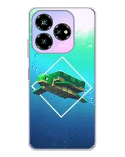 Чехол для ZTE Nubia V60 Design с картинкой «Черепаха Minecraft» Чехол для ZTE Nubia V60 Design с картинкой «Черепаха Minecraft»