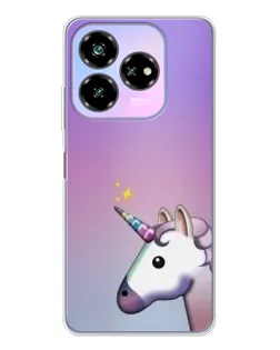Чехол для ZTE Nubia V60 Design с картинкой «Единорог градиент» Чехол для ZTE Nubia V60 Design с картинкой «Единорог градиент»