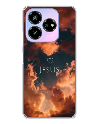 Чехол для ZTE Nubia V60 Design с картинкой «Сияние Имени Jesus»