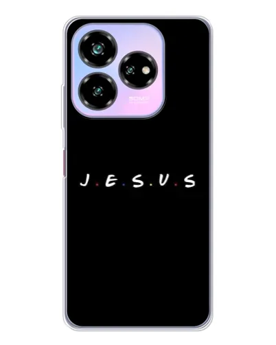 Чехол для ZTE Nubia V60 Design с картинкой «Точки веры J.E.S.U.S.»
