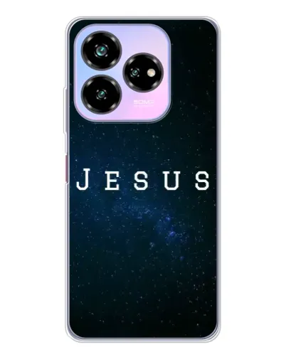 Чехол для ZTE Nubia V60 Design с картинкой «Звездное небо Jesus»