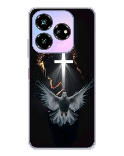 Чехол для ZTE Nubia V60 Design с картинкой «Голубь и Свет»