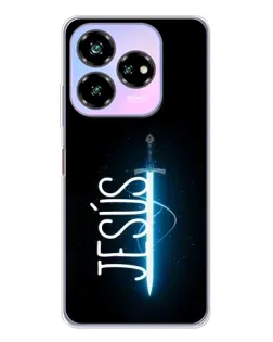 Чехол для ZTE Nubia V60 Design с картинкой «Меч Духа Jesus»