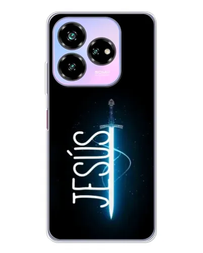 Чехол для ZTE Nubia V60 Design с картинкой «Меч Духа Jesus»