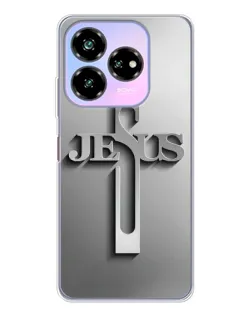 Чехол для ZTE Nubia V60 Design с картинкой «Металлический крест Jesus» Чехол для ZTE Nubia V60 Design с картинкой «Металлический крест Jesus»