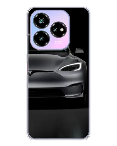 Чехол для ZTE Nubia V60 Design с картинкой «Tesla Model S Look» Чехол для ZTE Nubia V60 Design с картинкой «Tesla Model S Look»