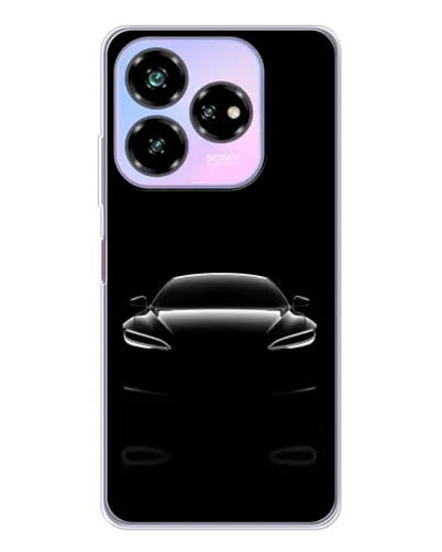 Чехол для ZTE Nubia V60 Design с картинкой «Силуэт Tesla Night» Чехол для ZTE Nubia V60 Design с картинкой «Силуэт Tesla Night»