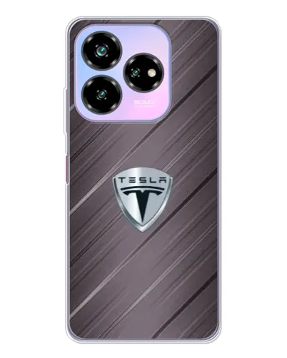 Чехол для ZTE Nubia V60 Design с картинкой «Металлическая текстура Tesla» Чехол для ZTE Nubia V60 Design с картинкой «Металлическая текстура Tesla»