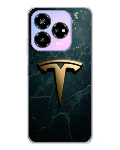 Чехол для ZTE Nubia V60 Design с картинкой «Мраморная Tesla Gold» Чехол для ZTE Nubia V60 Design с картинкой «Мраморная Tesla Gold»