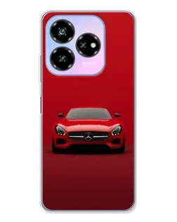 Чехол для ZTE Nubia V60 Design с картинкой «Красный Mercedes AMG»