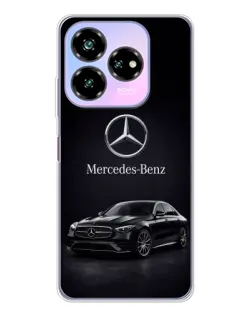 Чехол для ZTE Nubia V60 Design с картинкой «Mercedes — решетка радиатора»