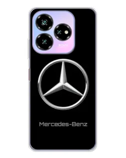 Чехол для ZTE Nubia V60 Design с картинкой «Mercedes Silver Logo»